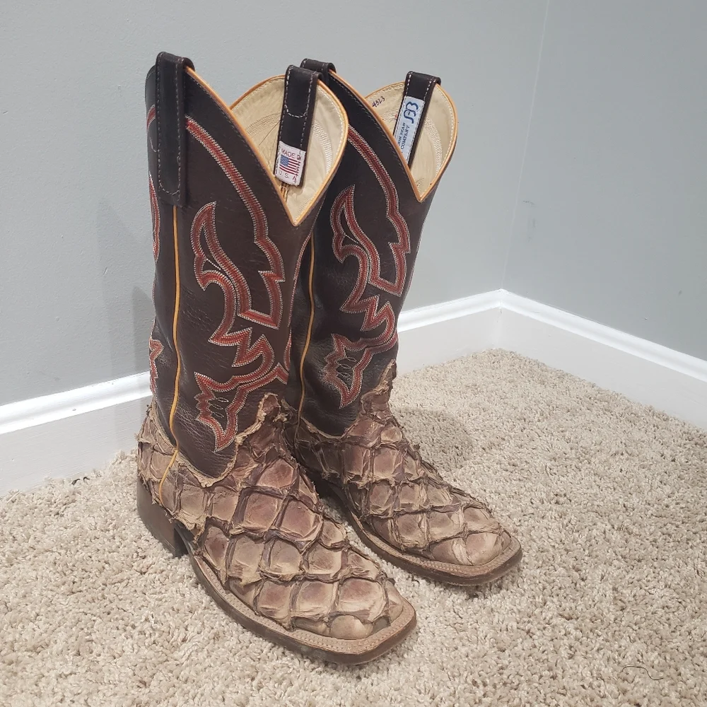 Anderson Bean Exotic Boots 6B - Picture 1 of 4